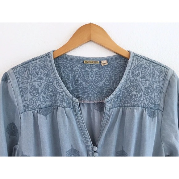 Sold on EBay HOLDING HORSES Anthropologie Dress - Picture 4 of 14